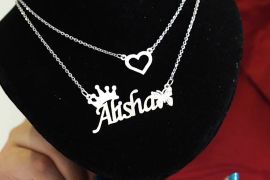 Heart jewelry customized necklace