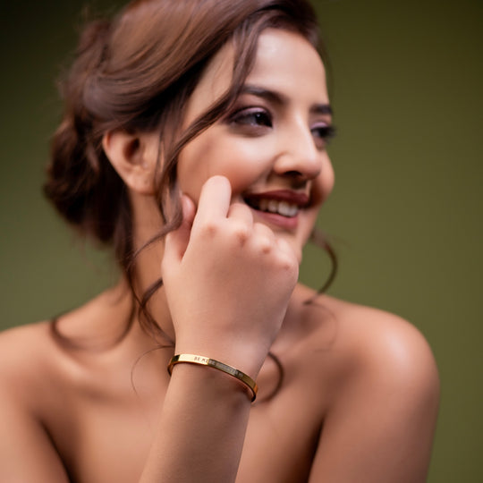 Engraved Cuff Bracelet