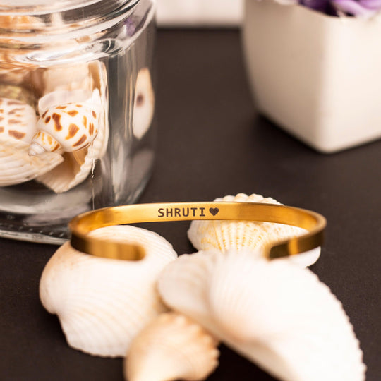 Engraved Cuff Bracelet
