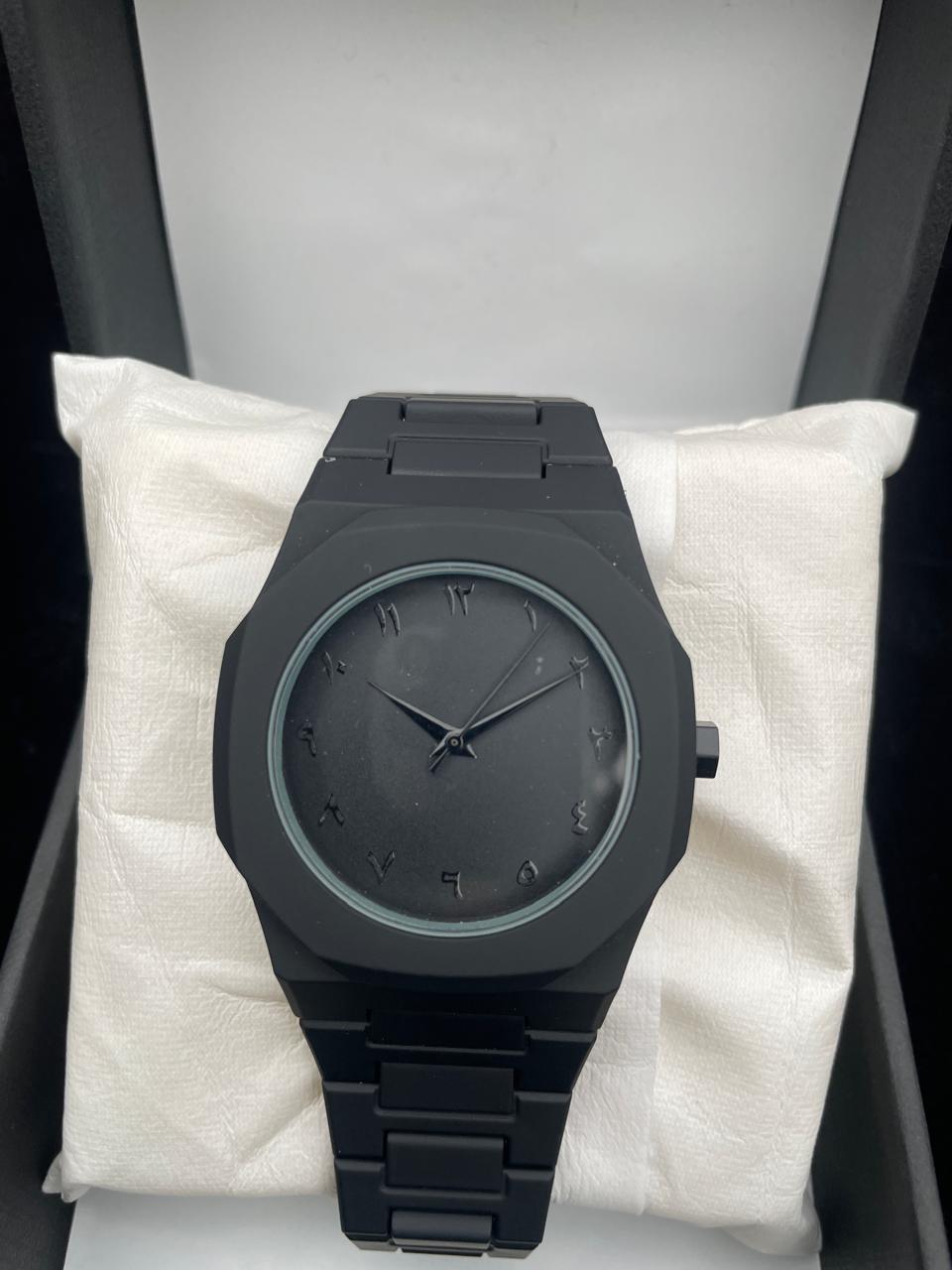 Black Arabic Aura Watch