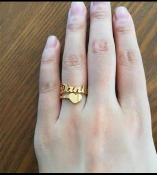 Customized Name Ring