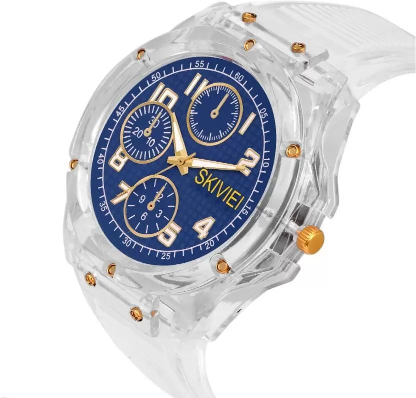 Transparent Analog Watch For Boys