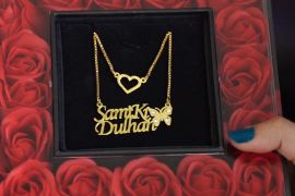 Heart jewelry customized necklace