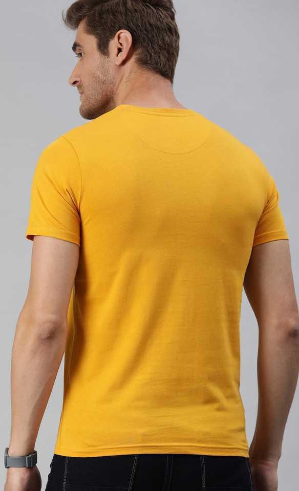 Men's yellow shirt