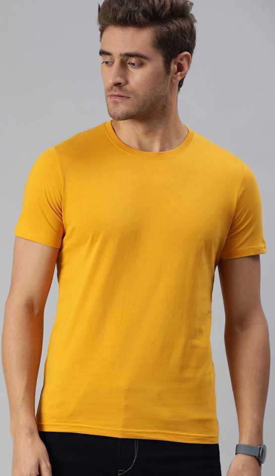 Men's yellow shirt
